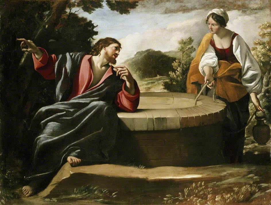 Christ and the Woman of Samaria by Giovanni Lanfranco